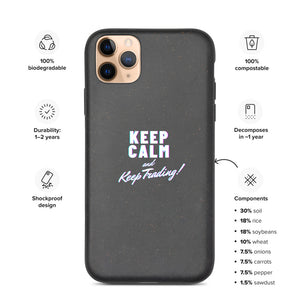 "KEEP CALM and Keep Trading!" Biodegradable phone case