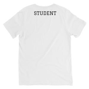 Hustlers' Feast University Unisex Short Sleeve V-Neck T-Shirt